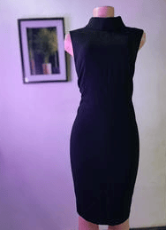 Black Halter Neck Of